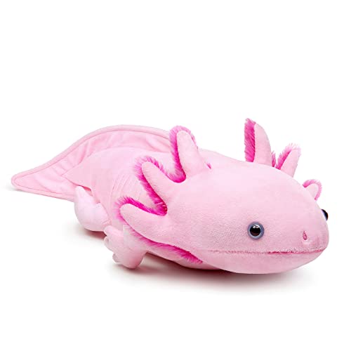 Pinky The Axolotl Handmade Clear Slime 