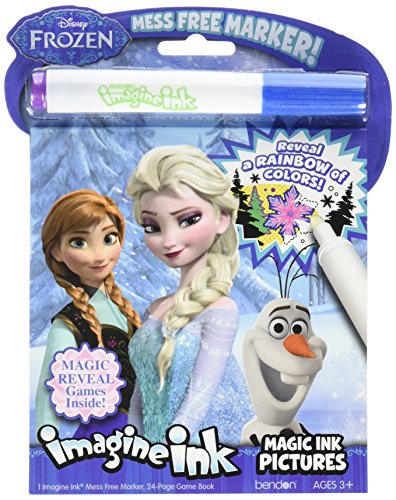 Bendon Frozen Imagine Ink Coloring Game Book, Magic Ink Pictures, Mess –  ToysCentral - Europe