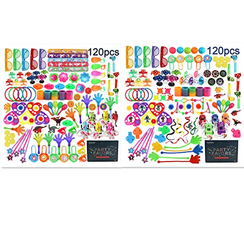 120pc Party Favors Toys Assortment for Kids Birthday Carnival