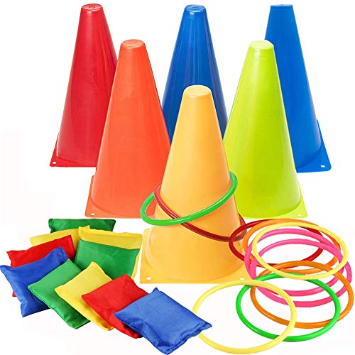 Sports Games Children, Ring Toss Game, Sport Cones, Cones Game