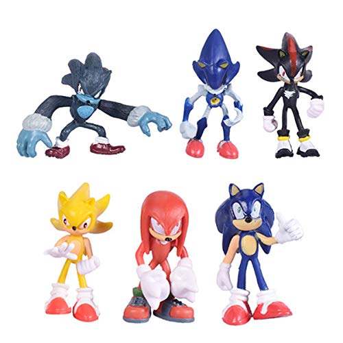Max Fun Set of 6pcs Sonic The Hedgehog Action Figures, 5-7cm Tall Cake –  ToysCentral - Europe