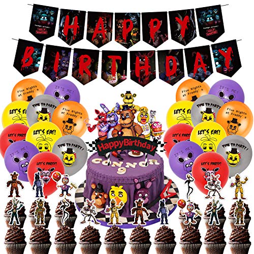  Five Night at Freddy Birthday Party Supplies,FN-AF
