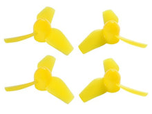 Load image into Gallery viewer, Microheli Plastic 3-Blade Propeller 31mm/0.8mm Shaft CW/CCW Set (YELLOW) - BLADE INDUCTRIX FPV / PRO

