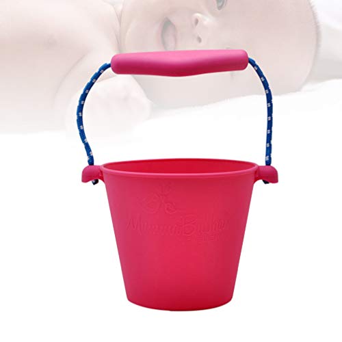Sand Bucket Beach Bucket Pail Sand Buckets Silicone Collapsible