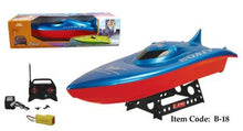 Load image into Gallery viewer, CHIMAERA 23&quot; Pre-assembled Balaenoptera Musculus Racing Boat with Twin Motor System (Blue - Red)
