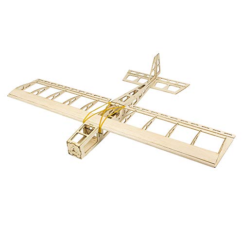 Balsa Wood Aircraft 580mm Mini Stick Electric Training Sport Airplane Need to Build for Adults (R0304B)