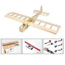 Load image into Gallery viewer, Balsa Wood Aircraft 580mm Mini Stick Electric Training Sport Airplane Need to Build for Adults (R0304B)
