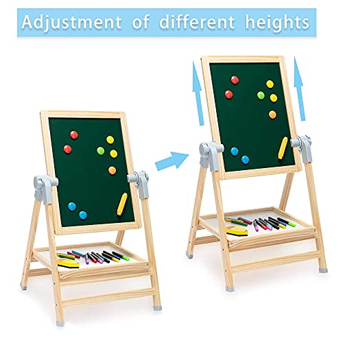 Good Bernie Art Easel for Kids, Children Easel Stand, 360