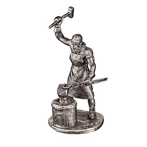 Ronin Miniatures - Blacksmith with a Hammer - Tin Metal Collection Soldier Toy - Size 1/32 Scale - 54mm Action Figures - Home Collectible Figurines