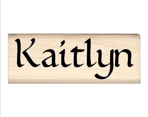 Stamps by Impression Kaitlyn Name Rubber Stamp