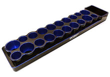 Load image into Gallery viewer, Integy RC Model Hop-ups C27123BLUE Universal 20 Slots Tool Base 14, 16, 18 &amp; 22mm w/Magnetic Tray
