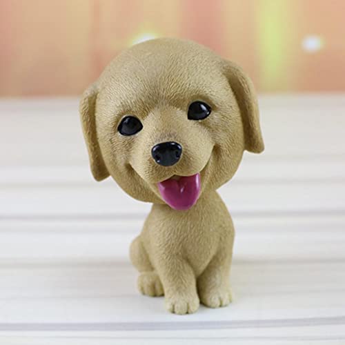 Bobble Head Dogs Bobbing Heads Car Dash Puppy Car Decoration (Golden  Retriever)