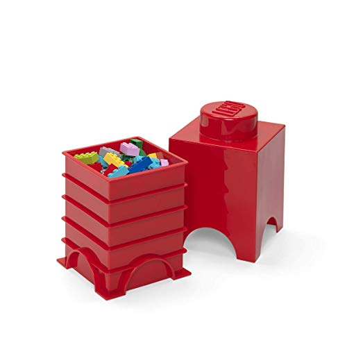 Lego 4-Drawer Storage Brick- Bright Red