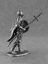 Load image into Gallery viewer, Ronin Miniatures - Knight Hospitaller with Axe - Tin Metal Collection Warrior Toy - Size 1/32 Scale - 54mm Action Figures - Home Collectible Figurines
