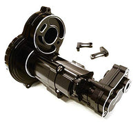 Integy RC Model Hop-ups C27126BLACK Billet Machined Alloy Gearbox Housing for Axial SCX10 II w/LCG Transfer Case