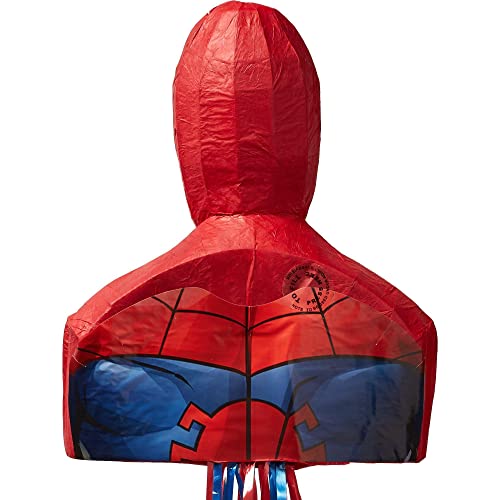  Party City Marvel Spider-Man Webbed Wonder Pull String Pinata,  14-1/2” x 18” x 6” : Toys & Games