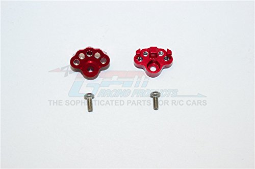 GPM Axial Yeti Jr. Score Trophy Truck (AX90052) / Yeti Jr. Can-Am Maverick (AXI90069) Upgrade Parts Aluminum Rear Links Stabilizers - 4Pc Set Red