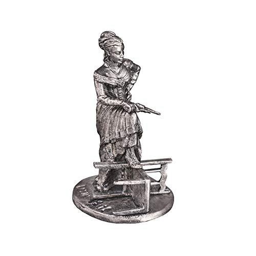 Ronin Miniatures - Saloon Mistress - Tin Metal Collection Fighter Toy - Size 1/32 Scale - 54mm Action Figures - Home Collectible Figurines
