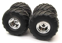 Tires and Chrome Wheels (2) Electric Rear