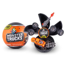 Load image into Gallery viewer, 5 Surprise Monster Trucks Series 1 by ZURU (2 Pack) Glow in The Dark, Miniature Mystery Collectible Capsules, Mini Toy Truck, Battle Toys for Boys, Kids, Teens
