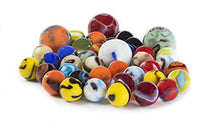 Load image into Gallery viewer, My Toy House Glass Marbles Bulk, Set Of 40, (36 Players And 4 Shooters) Assorted Colors, With Game M
