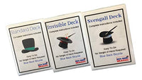 Rock Ridge Magic Magic Masters Combo: Invisible, Svengali and a Standard Deck Deception Trick Kit Blue Back