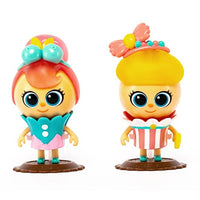 ToyTron Bread Barbershop Mini Cupcake, Mix & Match Fashion Play Figurine Doll, Character Collectable Figure as seen on Netflix, Collection Toy, 3.1inch Tall - JP (Jelly Star & Jelly Pong)