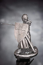 Load image into Gallery viewer, Ronin Miniatures - Knight Hospitaller Attacks - Tin Metal Collection Infantryman Toy - Size 1/32 Scale - 54mm Action Figures - Home Collectible Figurines
