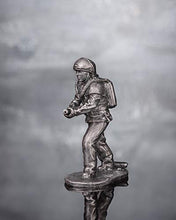 Load image into Gallery viewer, Ronin Miniatures - USSR Fireman with Hose - Tin Metal Collection Toy - Size 1/32 Scale - Home Collectible Figurines
