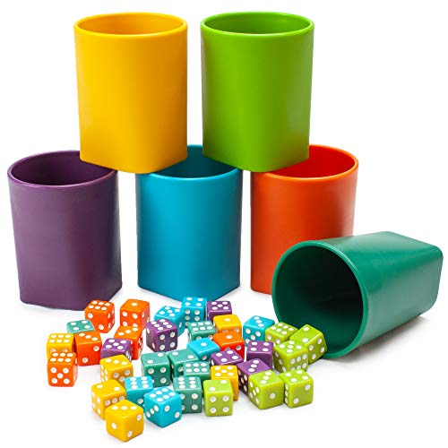  Brybelly Farkle: The Family Dice Game, Fun Dice Game for Game  Nights, 1 Cup & Dice