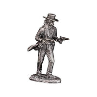 Ronin Miniatures - Wild Bill Hickok - Tin Metal Collection American Gunfighter Toy - Size 1/32 Scale - 54mm Action Figures - Home Collectible Figurines