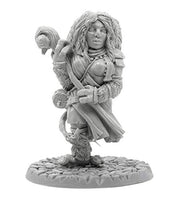 Stonehaven Miniatures Troll Mage Miniature Figure, 100% Urethane Resin - 78mm Tall - (for 28mm Scale Table Top War Games) - Made in USA