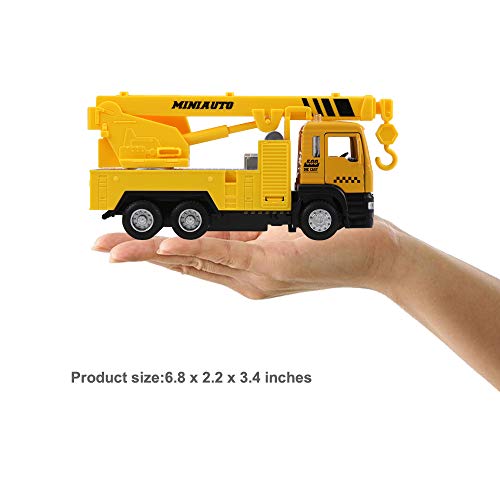 Toy Crane Truck Diecast Metal Cars Construction Truck wiht Light and S –  ToysCentral - Europe