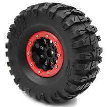 Load image into Gallery viewer, hobbysoul RC 2.2 Beadlock Wheels &amp; AR Sour 135mm Crawler Tires, 4 Pieces,for RC 4WD Axial Tamiya
