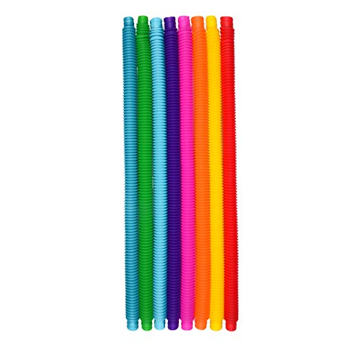 Special Supplies 30-Pack Mini Fun Pull and Pop Fun Tubes Mini for Kids  Stretch, Bend, Build, and Connect Toy, Provide Tactile and Auditory Sensory