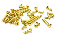 Integy RC Model Hop-ups C27017GOLD Assorted Hardware Screw Kit Set for Axial 1/10 SCX-10 Scale Crawler