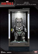 Load image into Gallery viewer, Beast Kingdom Iron Man 3: Iron Man Mk I with Hall of Armor Mea-015 Mini Egg Attack Figure, Multicolor
