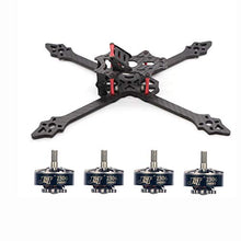 Load image into Gallery viewer, QWinOut FPV Racing Drone XSR220 220mm Frame Kit with 2306-2400kv 3-4S Brushless Motor for RC Racer Quadcopter DIY Aircraft
