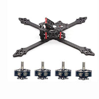 QWinOut FPV Racing Drone XSR220 220mm Frame Kit with 2306-2400kv 3-4S Brushless Motor for RC Racer Quadcopter DIY Aircraft