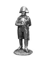 Ronin Miniatures - Emperor Napoleon Bonaparte of The French - Napoleonic Wars Collection - Tin Metal Collection Toy - Size 1/32 Scale - Home Collectible Figurines