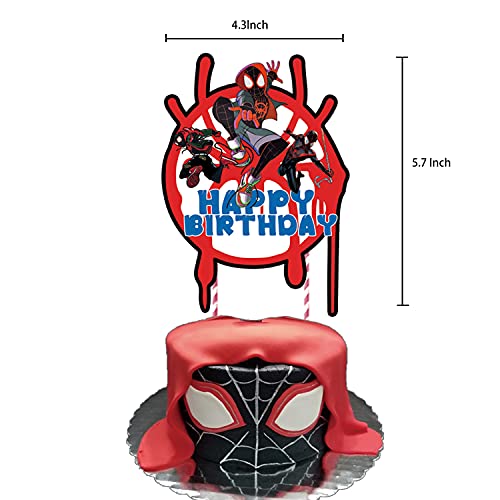 Spider-man Miles Morales Bambini Festa di compleanno Forniture Decorazioni  Palloncini Set Banner Torta Cupcake Toppers