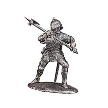 Load image into Gallery viewer, Ronin Miniatures - English Knight of The 15th Century with a pollaxe. The Scarlet and White Rose War - Size 1/32 Scale - 54mm Action Figures
