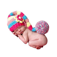 KINDOYO Baby Kids Costume Cute Sleeping Bag Sleep Sack Crochet Knit Bean Beanie Photography Costume Props Outfits