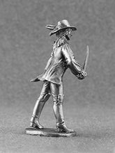 Load image into Gallery viewer, Ronin Miniatures - Medieval Pirate Female of The Caribbean - Tin Metal Collection Toy - Size 1/32 Scale - 54mm Action Figures - Home Collectible Figurines
