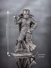 Load image into Gallery viewer, Ronin Miniatures - Knight Infantry - Tin Metal Collection Warrior Toy - Size 1/32 Scale - 54mm Action Figures - Home Collectible Figurines
