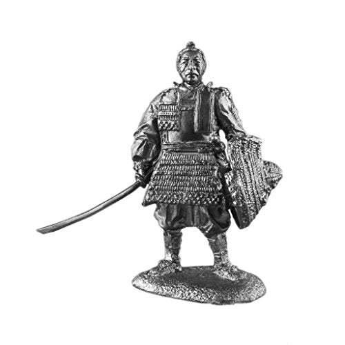 Ronin Miniatures - Medieval The Noble Japanese Samurai Military - Tin Metal Collection Toy - Size 1/32 Scale - Home Collectible Figurines