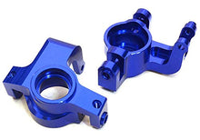 Load image into Gallery viewer, Integy RC Model Hop-ups C27042BLUE Billet Machined Alloy Front Hub Steering Blocks for Axial Yeti XL
