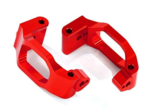 Traxxas 8932R Caster Blocks 6061-T6 Alum (Red-Anodized), Left & Right