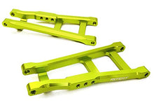 Load image into Gallery viewer, Integy RC Model Hop-ups C27080GREEN Billet Machined Rear Lower Arms for Traxxas 1/10 Rustler 2WD &amp; Stampede 2WD
