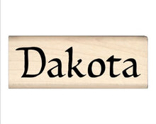 Load image into Gallery viewer, Stamps by Impression Dakota Name Rubber Stamp

